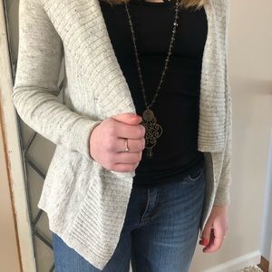 Banana Republic cardigan - cream w black specks